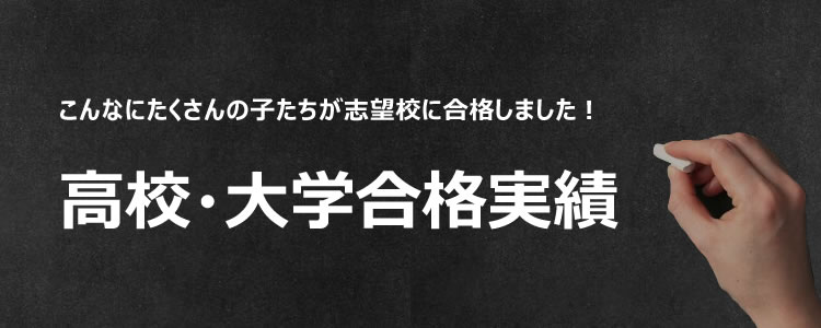 高校・大学合格実績